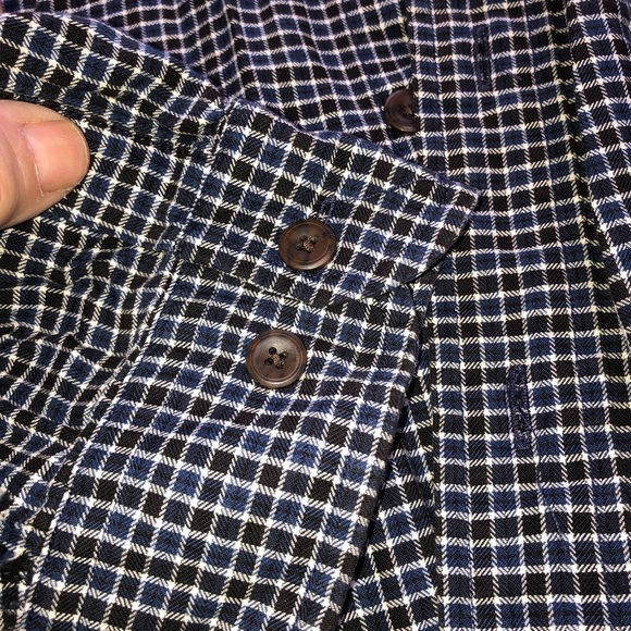 Tommy Hilfiger Blue and White Casual Button Down Shirt- xl -like new - Picture 7 of 11